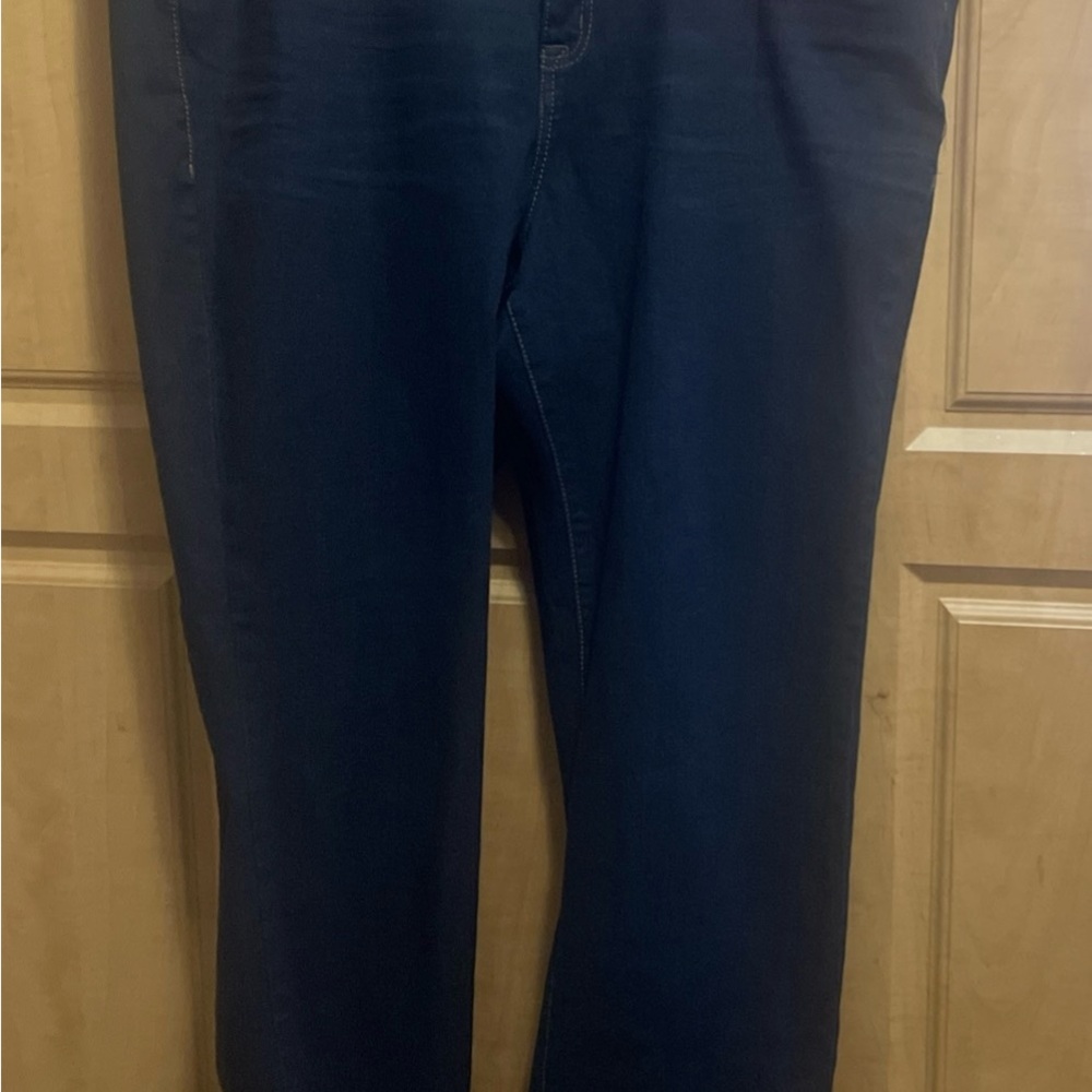 Lane Bryant Women's High Rise Stretch Straight Leg Tighter Tummy Jeans Size 22 - Picture 2 of 6